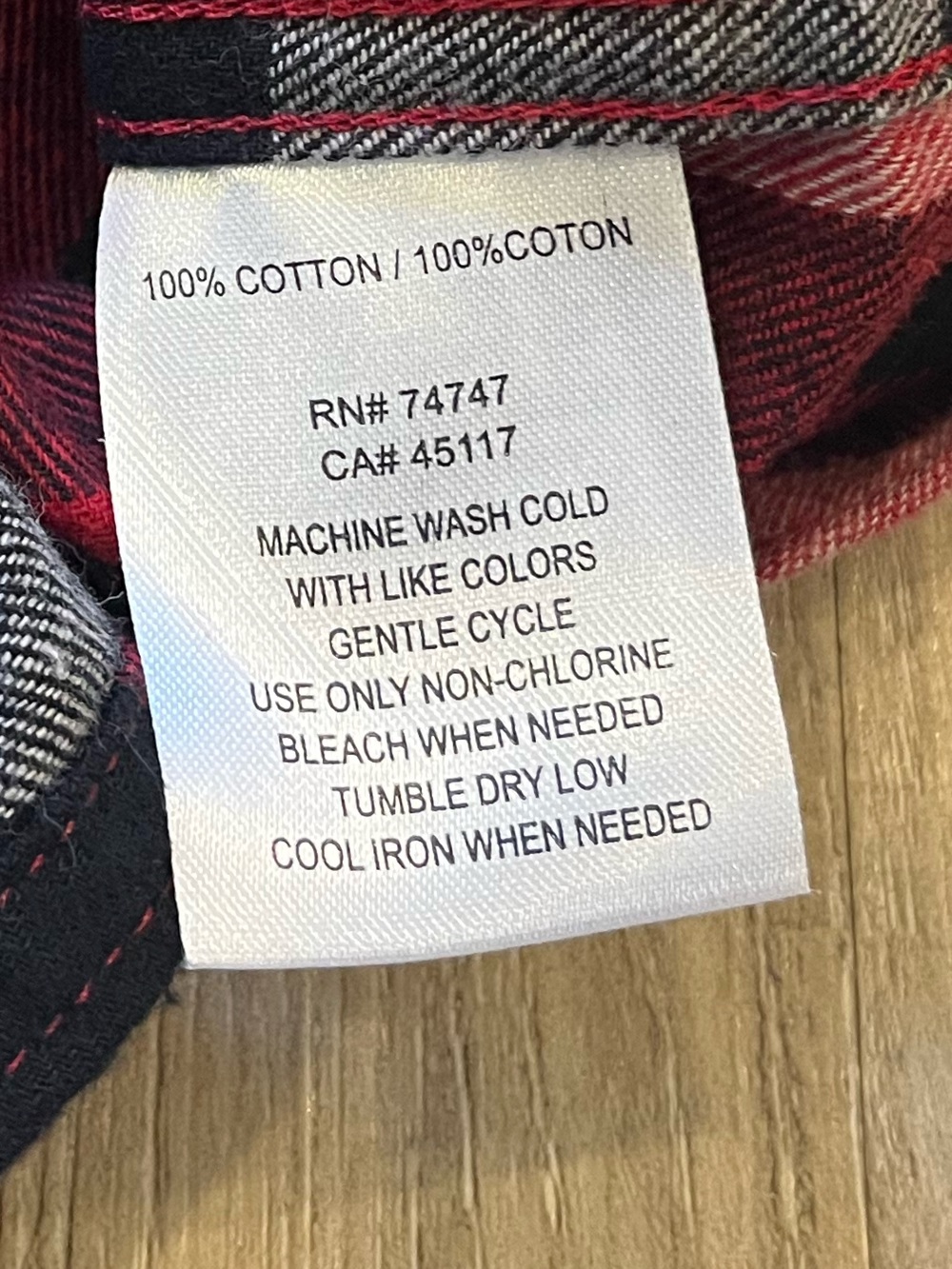 Men's RedHead Red & Black Plaid Button-Up Flannel Shirt 100% Cotton 2X NWOT - Picture 8 of 10